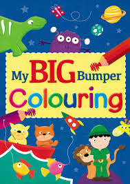 MY BIG BUMPER COLOURING (BLUE) - 9780709727460