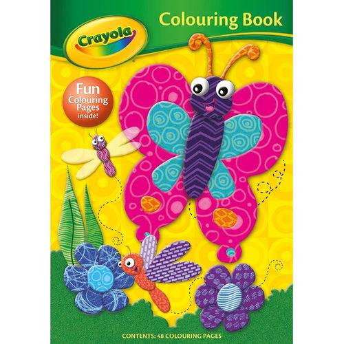 CRAYOLA - COLOURING BOOK BUTTERFLY - 9780857269041