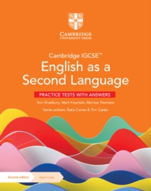 Cambridge IGCSEâ„¢ English as a Second Language Practice Tests with Answers with Digital Access (2 Years) - 9781009165969