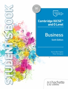 Cambridge IGCSE and O Level Business Sixth Edition - 9781036010645