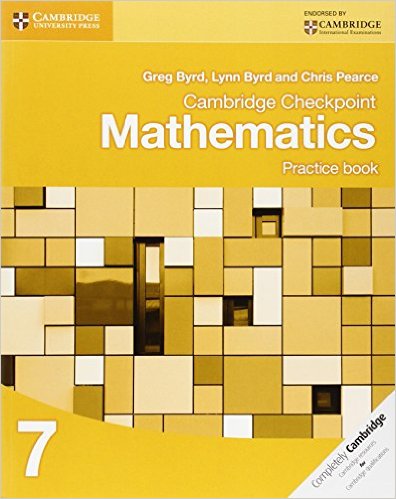 Cambridge Checkpoint Mathematics Practice Book 7 -  GregByrd Byrd - 9781107695405