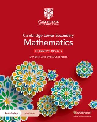 Cambridge Lower Secondary Mathematics Learner's Book 9 with Digital Access (1 Year) - Pearce Chris - 9781108783774