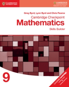 Cambridge Checkpoint Mathematics Skills Builder 9 - Pearce Chris - 9781316637401