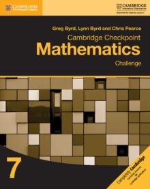 Cambridge Checkpoint Mathematics Challenge 7 - Pearce Chris - 9781316637418