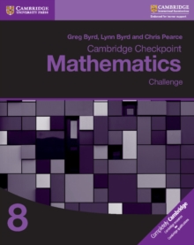 Cambridge Checkpoint Mathematics Challenge 8 - 9781316637425