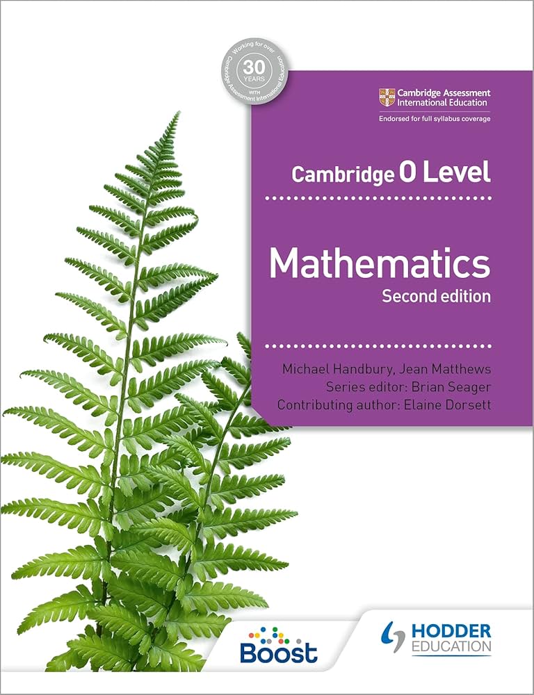 Cambridge O Level Mathematics Second edition - 9781398373877