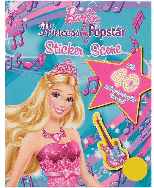 BARBIE  - PRINCESS AND THE POPSTAR STICKER SCENE - 9781472385642