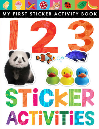 my first sticker activity 123 - Jonathan Litton - 9781589253001