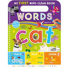 MY FIRST WORDS - WIPE CLEAN BK - 9781628857597