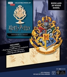 Harry Potter Hogwarts Crest 3D Wood Model - 9781682981757