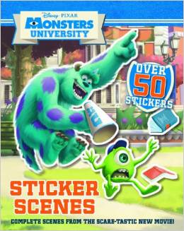 Disney Monsters University Sticker Scene - 9781781865835