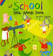 SQUARE CHUNKY - AT SCHOOL FISRT WORDS - 9781786905666