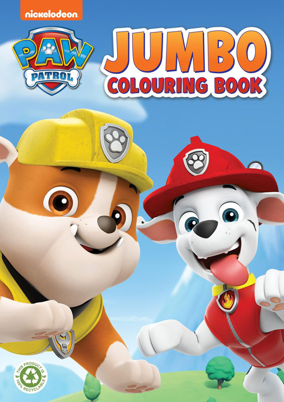 PAW PATROL JUMBO COLOURING BOOK - 9781788244312