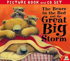 PICTURE BOOK & CD - BEARS IN THE BED AND THE GREAT BIG STORM - 9781788810753