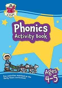 New Phonics Home Learning Activity Book for Ages 4-5 - 9781789086089