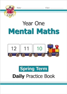 KS1 Mental Maths Year 1 Daily Practice Book: Spring Term - 9781789087635