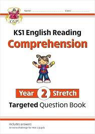 ks1 english year 2 strecth reading comprehension targeted question book (with answers) - 9781789088571