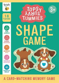 TOPSY TURVY TUMMIES - SHAPE GAME - 9781835440049