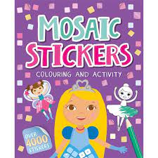 MOSAIC STICKERS COLOURING AND ACTIVITY - 9781837711765