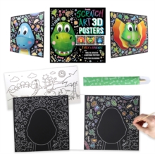 Scratch Art 3D Posters: T-Rex & Friends - 9781837956579