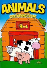 ANIMALS COLOURING BOOK ASSORTED - 9781847506856