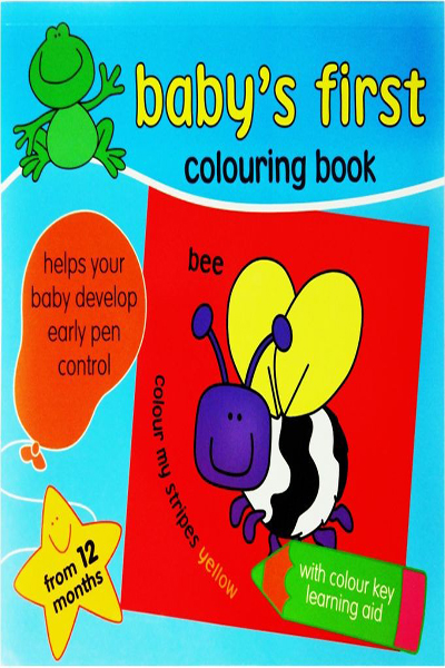 BABYS FIRST COLOURING BOOK - ASSORTED - 9781847509741
