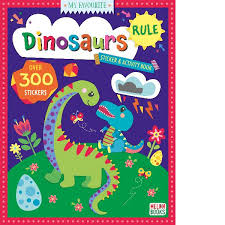 My Favourite Dinosaurs Sticker & Acitivity Book - 9781916971240