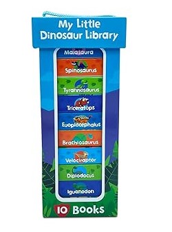 My Little Dinosaur Library (Ten Mini-Board Book Tower Set) - 9781951086046