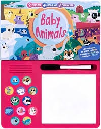 FIND ME HEAR ME DRAW ME - BABY ANIMALS - 9781997611127