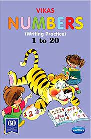 VIKAS NUMBERS WRITING PRACTICE 1 TO 20 - 9788124300374