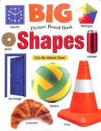 BIG PICTURE BOARD BOOK - SHAPES - 9788196245207