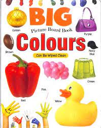 BIG PICTURE BOARD BOOK - COLOURS - 9788196245245