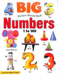 BIG PICTURE BOARD BOOK - NUMBERS 1 - 100 - 9788196245276
