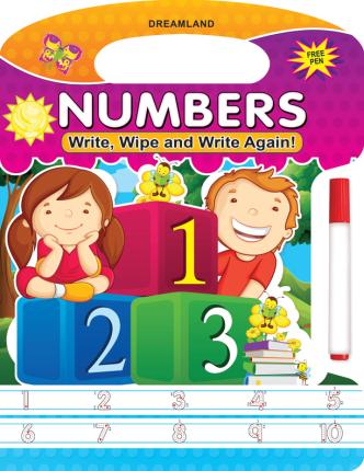 WRITE AND WIPE BOOK  NUMBERS - Dreamland Publications - 9789350896563