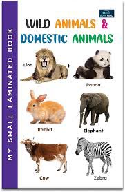 SMALL LAMINATED - WILD  DOMESTIC ANIMAL - 9789353783570