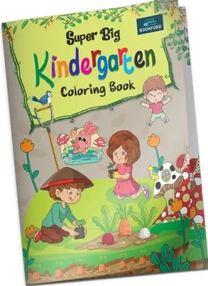 SUPER BIG COLORING - KINDERGARTEN - 9789361055676