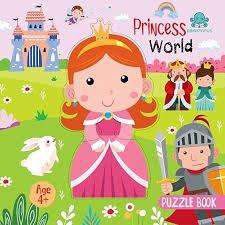 pricess world puzzle book - 9789365692631