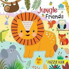 jungle friends puzzle books  - 9789365699272
