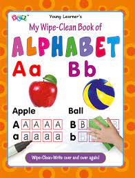 MY WIPE CLEAN BOOK OF - ALPHABET - 9789380025544