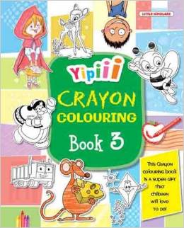 YIPIII CRAYON COLOURING BOOK - 3 - N/A - 9789383299577