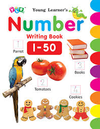 NUMBER WRITING BOOK - 1 - 50 - N/A - 9789383665532