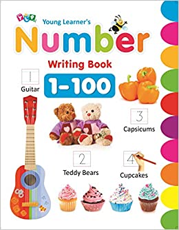 NUMBER WRITING BOOK - 1 - 100 - 9789383665549