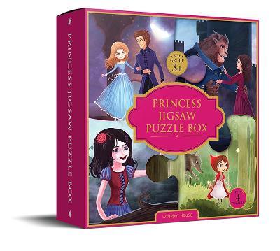 PRINCESS JIGSAW PUZZLE BOX - 4 IN 1 BOX SET - WONDER HOUSE BOOKS - 9789389567939