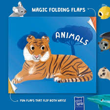 MAGIC FOLDING FLAPS - ANIMALS - 9789464767148
