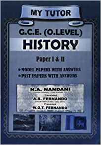 My Tutor - G.C.E. O/L - History -  W. O. T. Fernando - 9789555934770