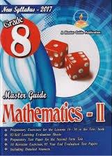 master guide grade 8 mathematics part 2 past paper - 9789556643909