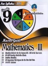 master guide grade 9 mathematics part 3 past paper book (english) - 9789556644456