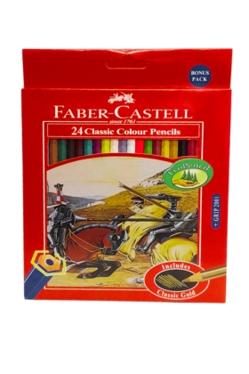 FABER CASTELL COLOUR PENCIL 24 -1022 - MKN0000000035