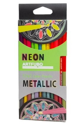 ARTFUBO NEON AND METTALIC COLOUR 12 - 652 - n/a - MKN0000000040