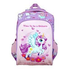 PRE SCHOOL BAG - LITTLE UNICORN PURPLE - MKN0000000231